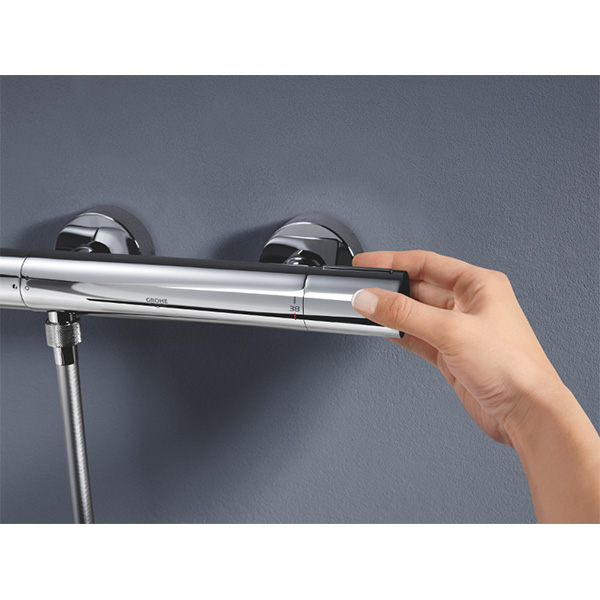 Baterie dus GROHE Precision Get 34773000, termostat, alama, argintiu