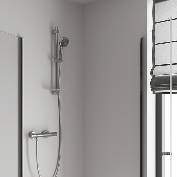 Baterie dus GROHE Precision Get 34773000, termostat, alama, argintiu