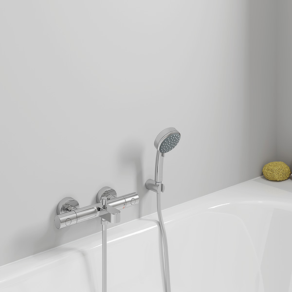 Baterie cada GROHE Precision get 34774000, termostat, alama, argintiu