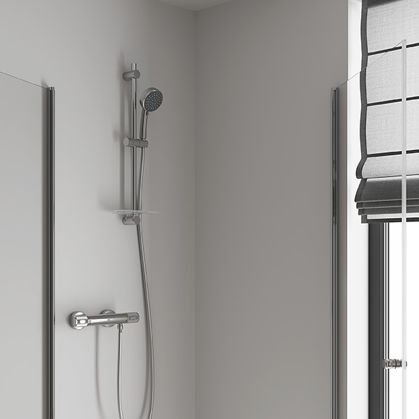 Baterie dus GROHE Precision Feel 34790000, termostat, alama, argintiu