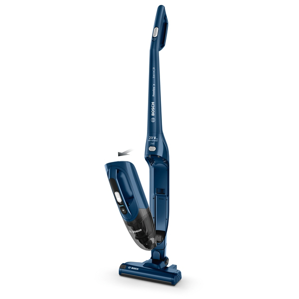 Aspirator vertical BOSCH Readyy'y 20Vmax BCHF2MX20, 0.4l, 18V, autonomie max 44 min, EasyClean, albastru