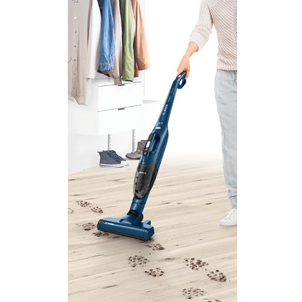 Aspirator vertical BOSCH Readyy'y 20Vmax BCHF2MX20, 0.4l, 18V, autonomie max 44 min, EasyClean, albastru
