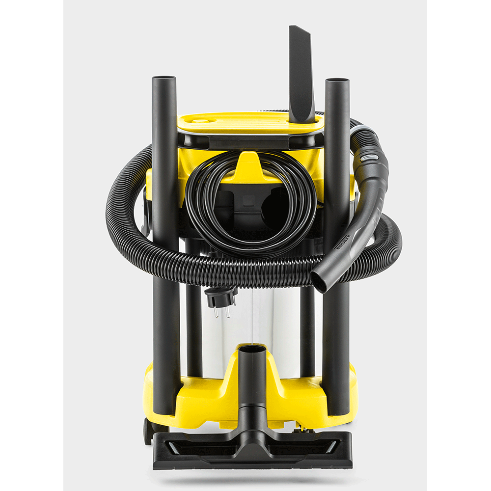 Aspirator fara sac KARCHER WD 3 S V-17/4/20, 17l, 1000W, 75dB, galben