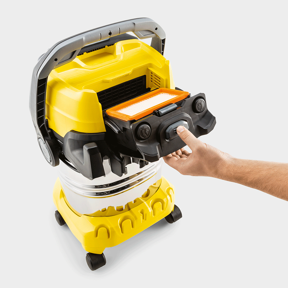 Aspirator fara sac KARCHER WD 5 S V-25/5/22, 25l, 1000W, 71dB, galben
