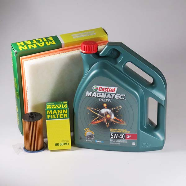 Kit schimb ulei CASTROL Magnatec Diesel 5W40, Opel Astra J 1.6 CTDI, 110-136CP, 2013-Prezent