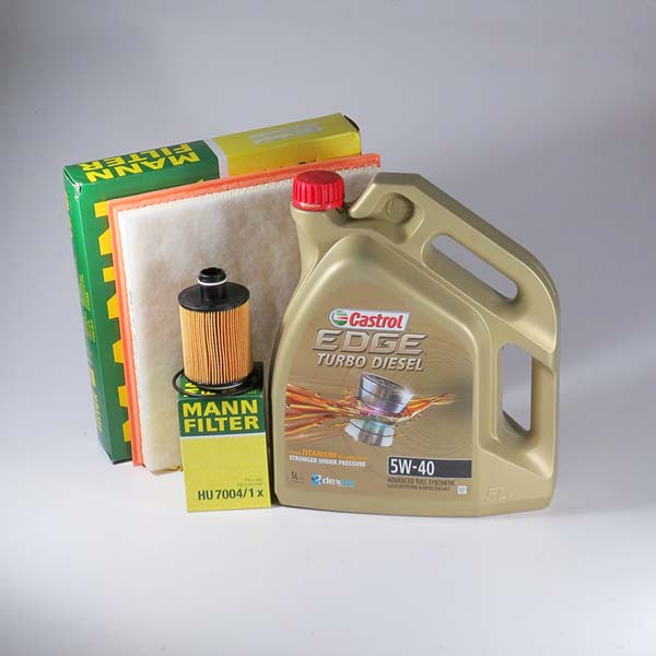 Kit schimb ulei CASTROL Edge Turbo Diesel 5W40, Opel Astra J 2.0 CDTI, 160-195CP, 2009-Prezent