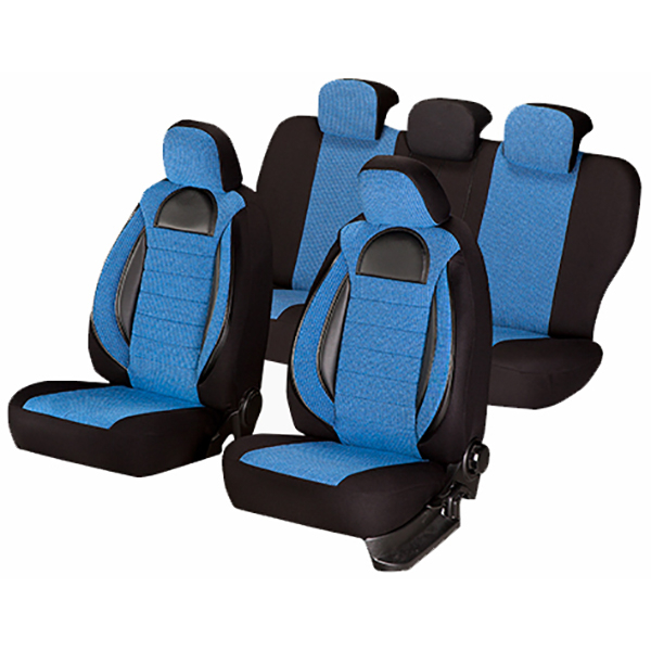 Set huse scaune UMBRELLA Racing 44491, albastru