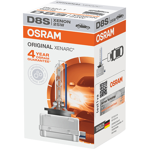 Bec auto xenon pentru far OSRAM, D8S, 12V, 35W, PK32d-1, 1 bucata