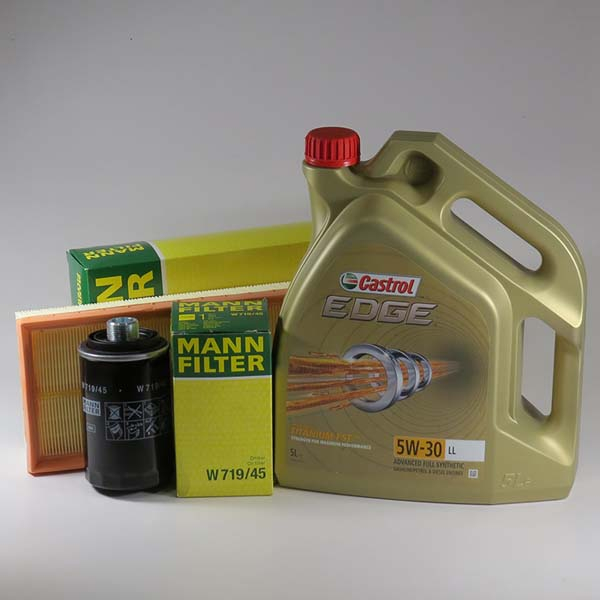 Kit schimb ulei CASTROL 5W30, Volkswagen Tiguan I, 2.0 TSI, 170-211CP, 2008-prezent