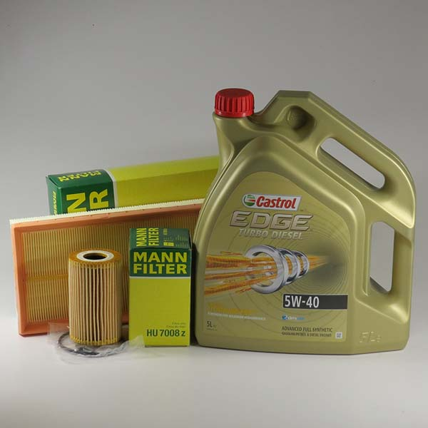 Kit schimb ulei CASTROL 5W40, Volkswagen Tiguan I, 2.0 TDI, 110-177CP, 2010-prezent
