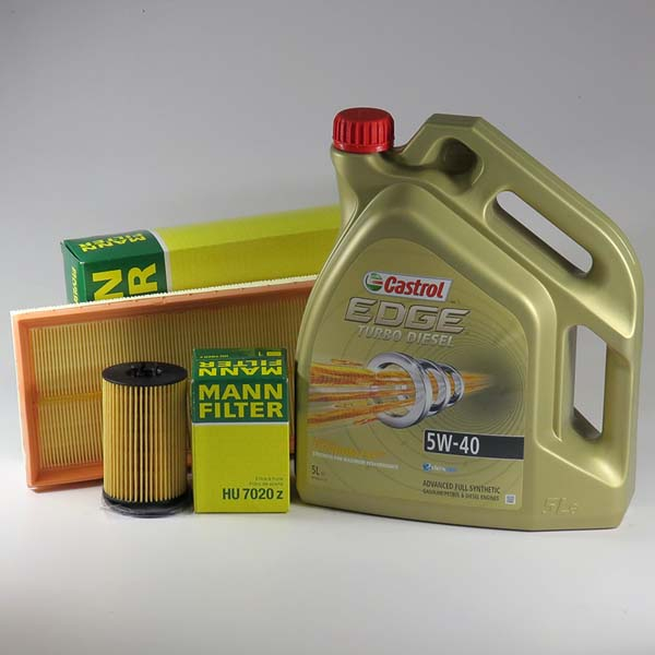 Kit schimb ulei CASTROL 5W40, Volkswagen Tiguan I, 2.0 TDI, 110-184CP, 2010-prezent