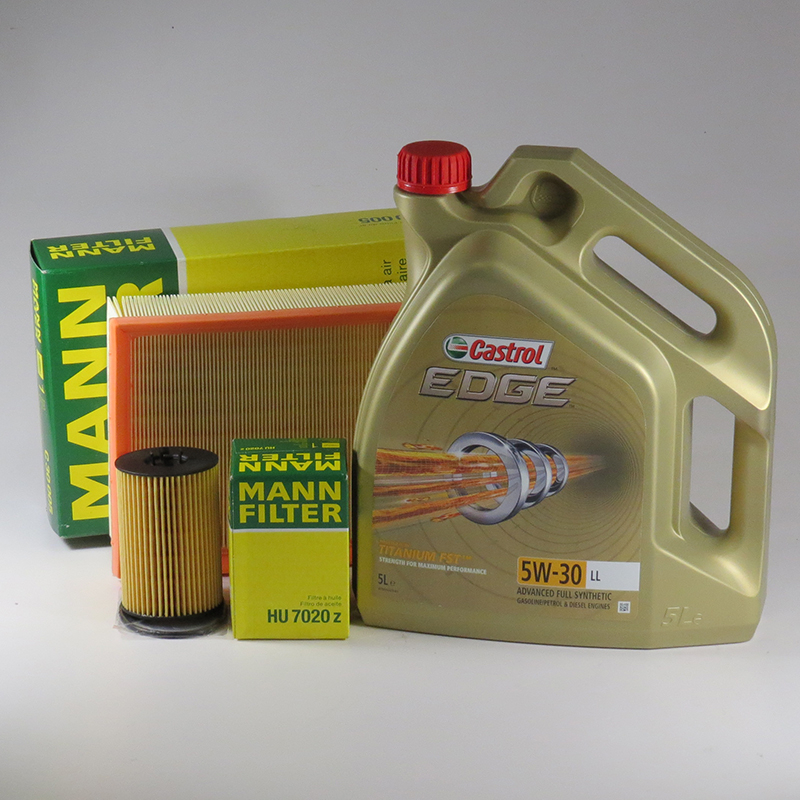 Kit schimb ulei CASTROL 5W30, Volkswagen Tiguan II, 1.6 TDI, 116CP, 2016-prezent