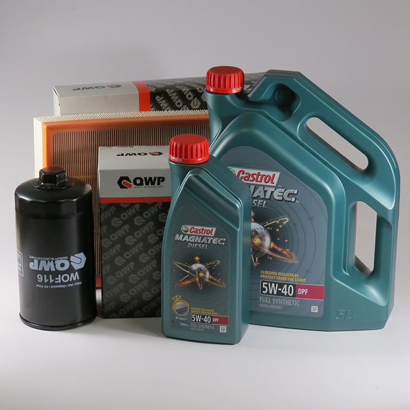 Kit schimb ulei CASTROL 5W40, Volkswagen Transporter T4, 2.5 TDI, 88-150CP, 1995-2003