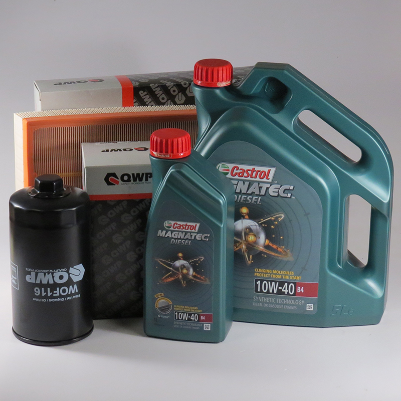 Kit schimb ulei CASTROL 10W40, Volkswagen Transporter T4, 2.5 TDI, 88-150CP, 1995-2003