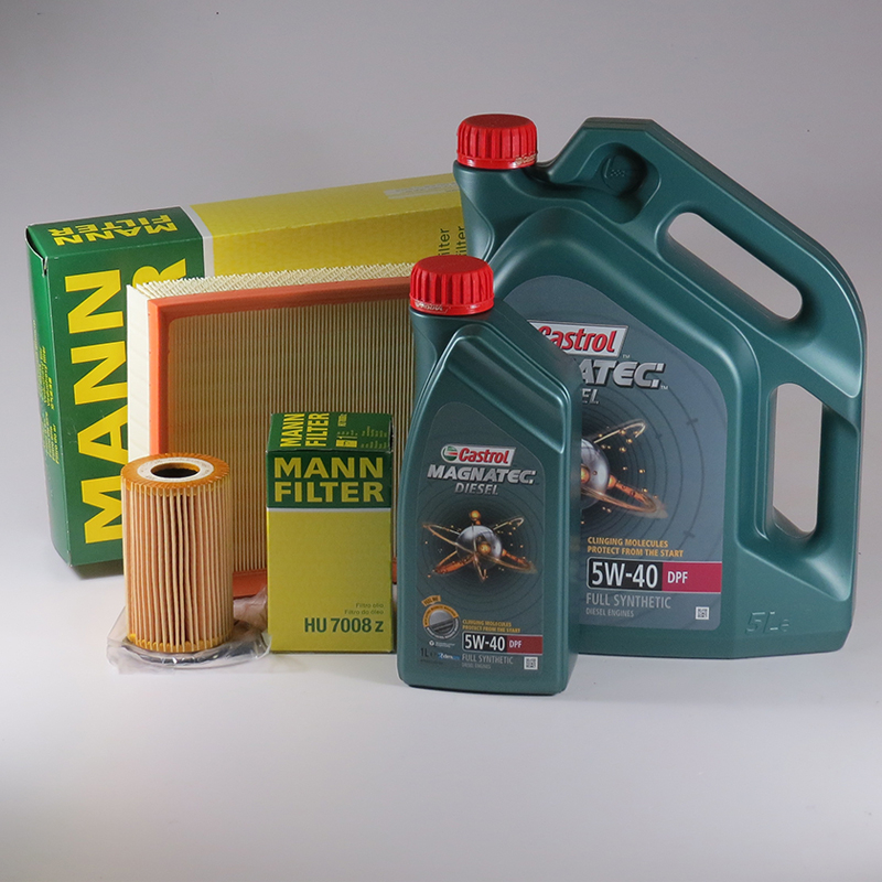 Kit schimb ulei CASTROL 5W40, Volkswagen Transporter T5, 2.0 TDI, 84-140CP, 2009-prezent