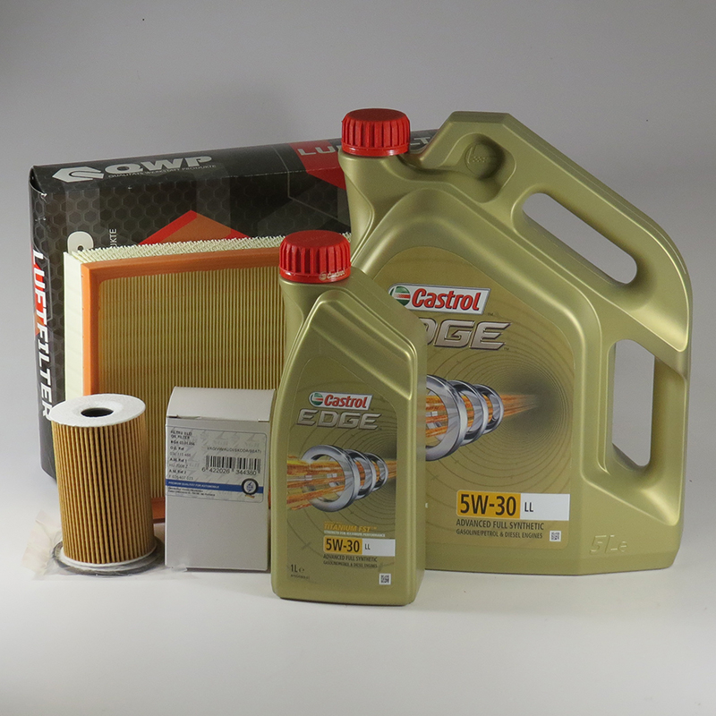 Kit schimb ulei CASTROL 5W30, Volkswagen Transporter T5, 2.0 TDI, 84-140CP, 2009-prezent