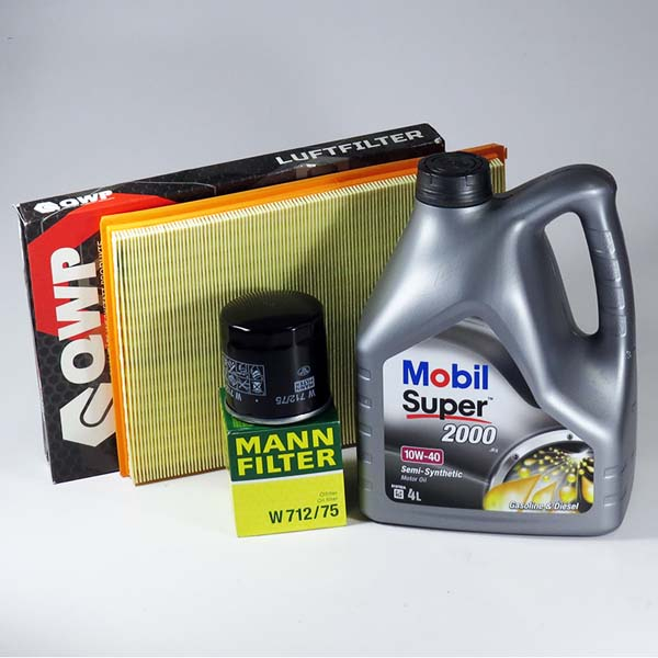 Kit schimb ulei MOBIL Super 2000 10W40, Opel Astra F 1.4, 60CP, 1991-2001