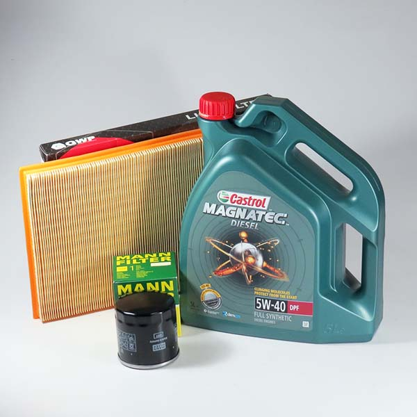 Kit schimb ulei CASTROL Magnatec Diesel 5W40, Opel Astra F 1.7 D, 57-60CP, 1992-1999
