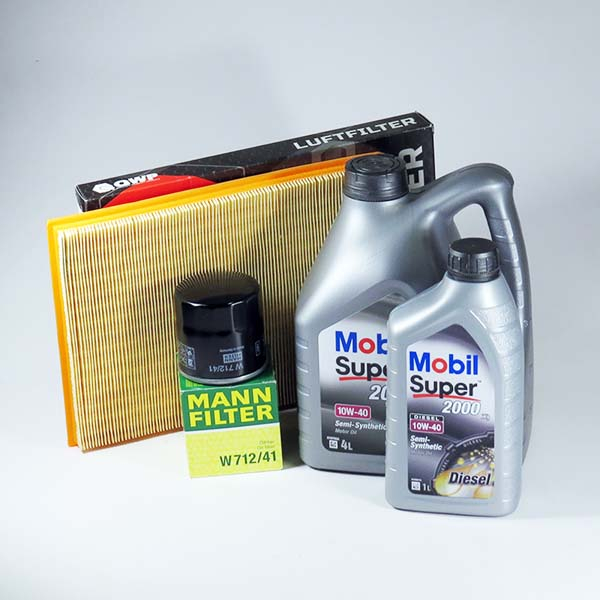 Kit schimb ulei MOBIL Super 2000 10W40, Opel Astra F 1.7 TD, 68CP, 1994-1999