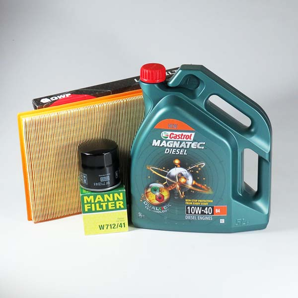 Kit schimb ulei CASTROL Magnatec Diesel 10W40, Opel Astra F 1.7 TD, 68CP, 1994-1999