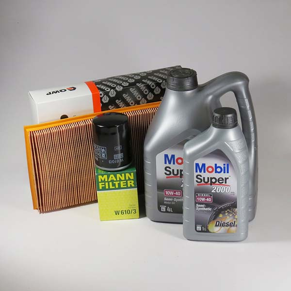 Kit schimb ulei MOBIL Super 2000 10W40, Opel Astra F 1.7 TDS, 82CP, 1991-09.1995