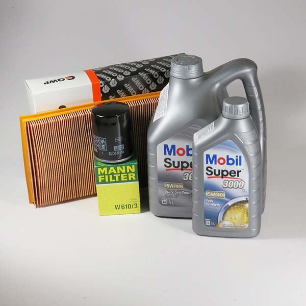 Kit schimb ulei MOBIL Super 3000 5W40, Opel Astra F 1.7 TDS, 82CP, 1991-09.1995