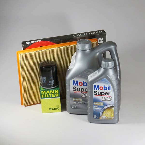 Kit schimb ulei MOBIL Super 3000 5W40, Opel Astra F 1.7 TDS, 82CP, 10.1995-1999