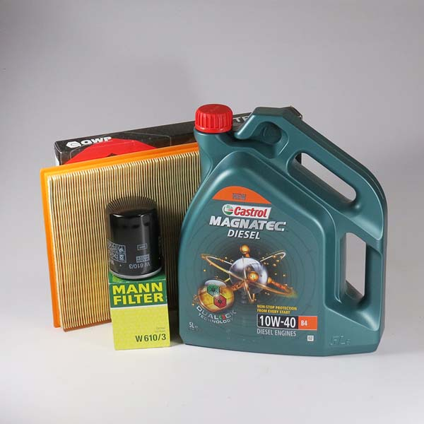 Kit schimb ulei CASTROL Magnatec Diesel 10W40, Opel Astra F 1.7 TDS, 82CP, 10.1995-1999