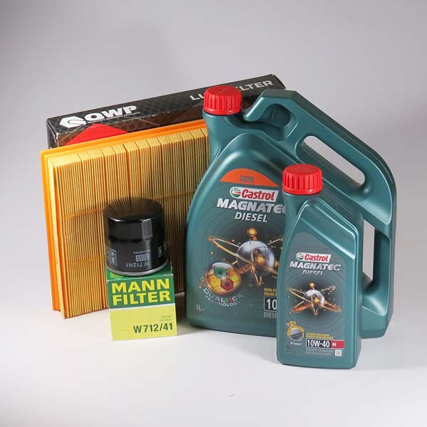 Kit schimb ulei CASTROL Magnatec Diesel 10W40, Opel Astra G 1.7 TD, 68CP, 1998-2001
