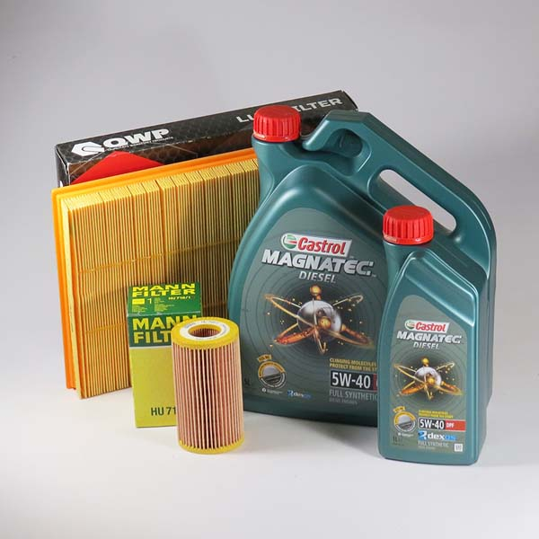 Kit schimb ulei CASTROL Magnatec Diesel 5W40, Opel Astra G 2.0 DI, 82-101CP, 1998-2004