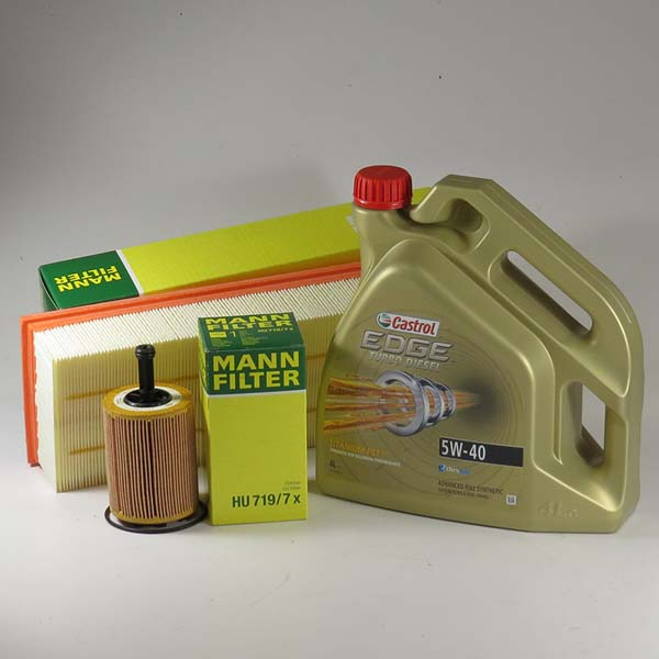 Kit schimb ulei CASTROL 5W40 VW EOS 2.0TDI 140CP