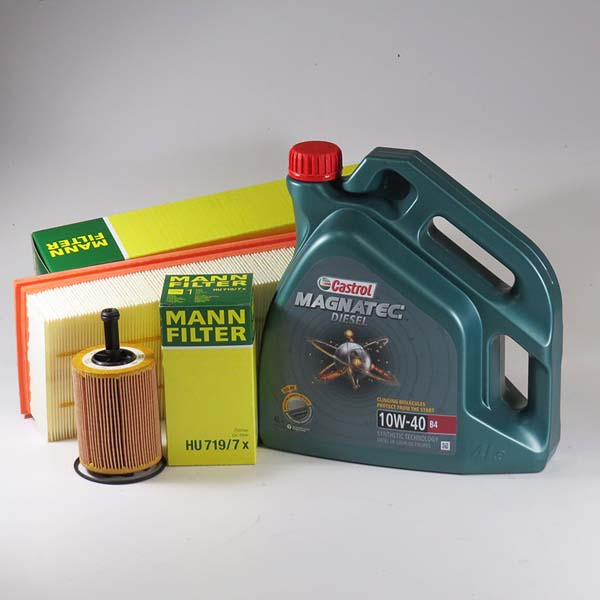 Kit schimb ulei CASTROL 10W40 EOS 2.0TDI 140CP