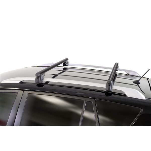 Bare transversale MENABO Sherman Black, Daewoo Nubira Station Wagon, 1997-2003, 120 cm
