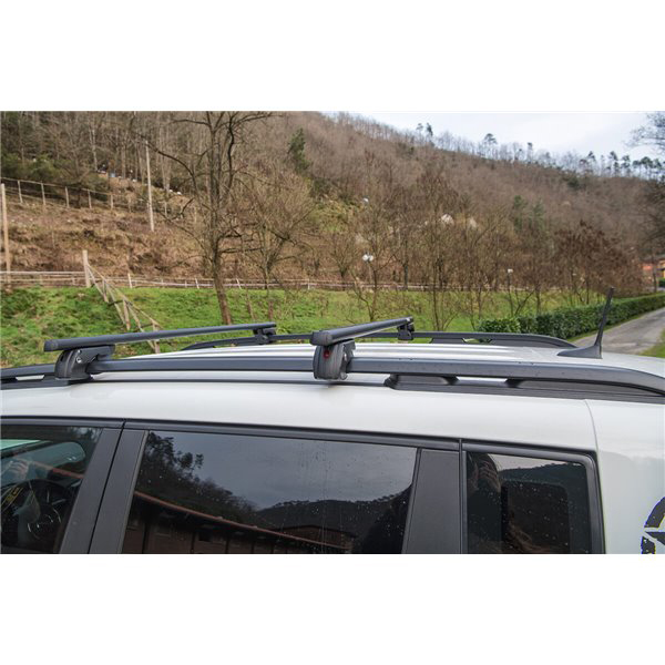 Bare transversale MENABO Sherman Black, Renault R21 Nevada, 1986-1994, 120 cm