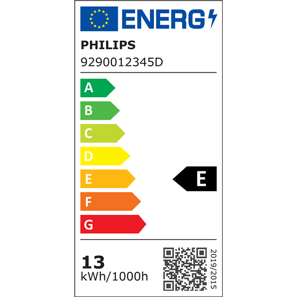 Set 2 becuri LED PHILIPS 8718696586099, E27, 13W, lumina calda