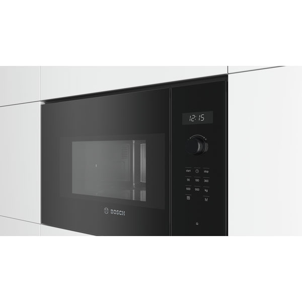 Cuptor cu microunde incorporabil BOSCH BFL554MB0, 25l, 900W, negru