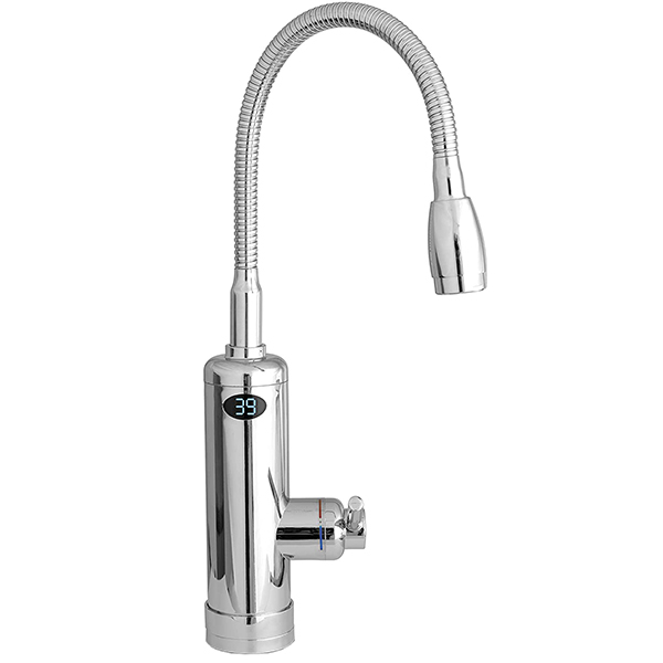 Robinet electric instant apa calda MEDIASHOP Aquadon SmartHeater Flex-Head, 4l/min, 3000W, argintiu