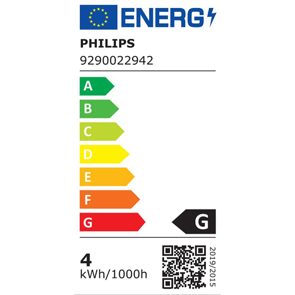 Bec LED Smart PHILIPS Hue 8719514356610, E14, 5.3W, 470lm, lumina variabila 