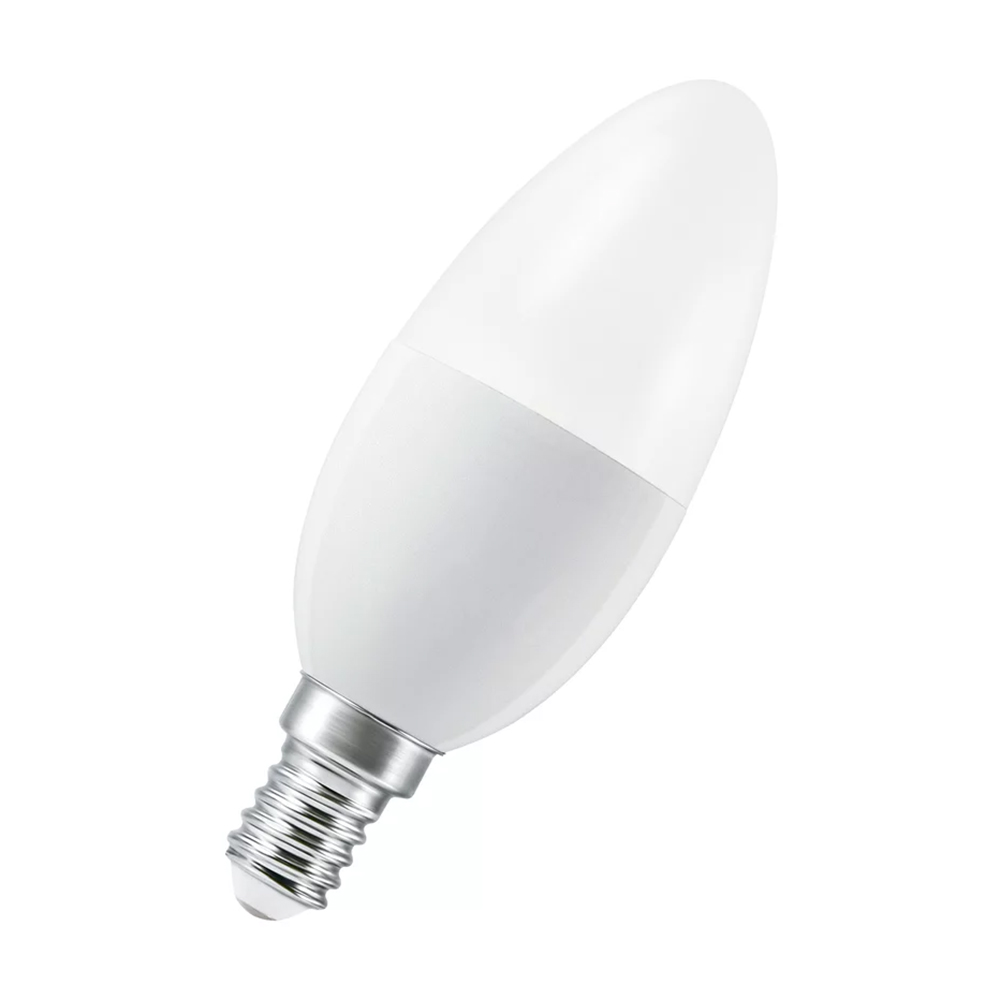 Set 3 becuri LED Smart LEDVANCE Candle 40, E14, 5W, 470lm, Wi-Fi, RGB