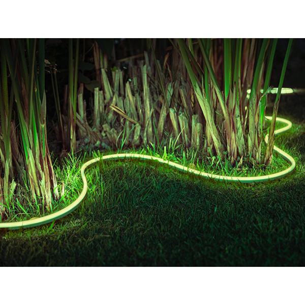 Banda LED exterior Smart PHILIPS Hue 8718699709853, ZigBee Light Link, RGB, 37.5W, 1650lm, 4.87m