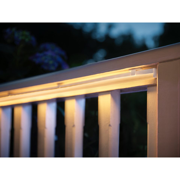 Banda LED exterior Smart PHILIPS Hue 8718699709853, ZigBee Light Link, RGB, 37.5W, 1650lm, 4.87m