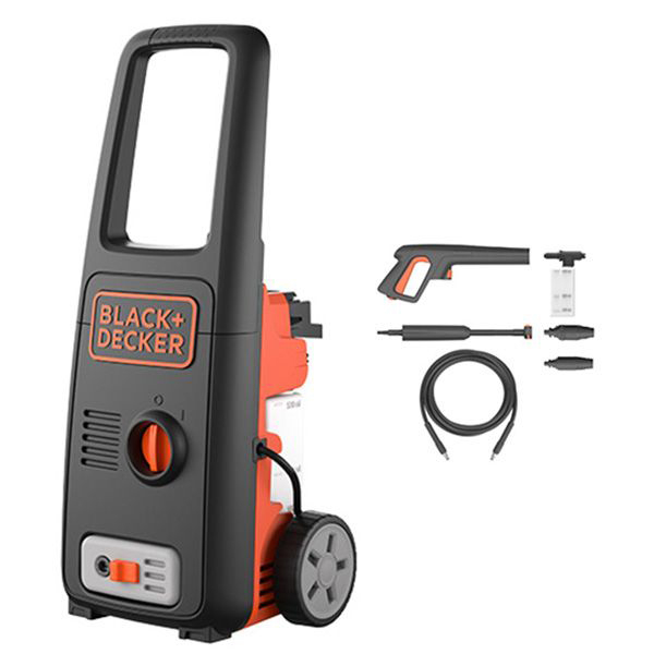 Masina de spalat cu presiune BLACK & DECKER BXPW1500E, 1500W, 120bar, 390l/h, furtun 6m l