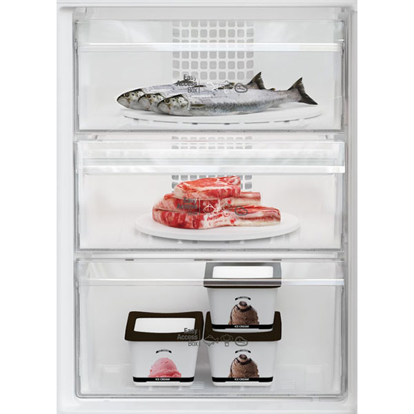Combina frigorifica ARCTIC AK60406M40NFW, Full No Frost, 362 l, H 202.5 cm, Clasa E, alb