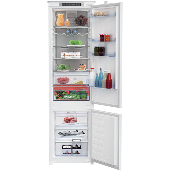 Combina frigorifica incorporabila BEKO BCNA306E4SN, NeoFrost, 284 l, H 193.5 cm, Clasa E