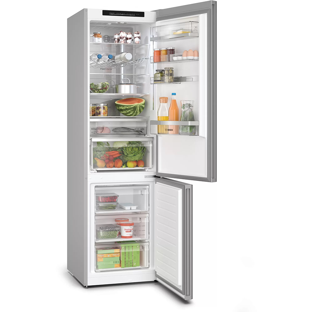 Combina frigorifica BOSCH KGN39LBCF, No Frost, 363 l, H 203 cm, Clasa C, negru