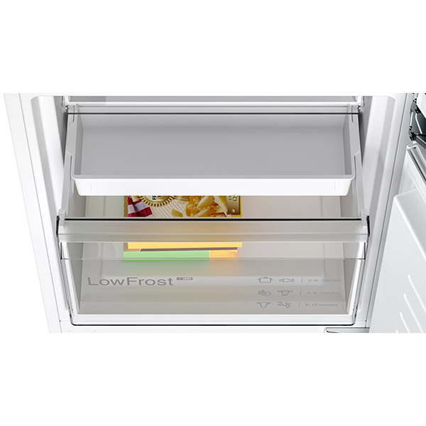 Combina frigorifica  incorporabila BOSCH KIV86VFE1, LowFrost, 267 l, H 177.5 cm, Clasa E
