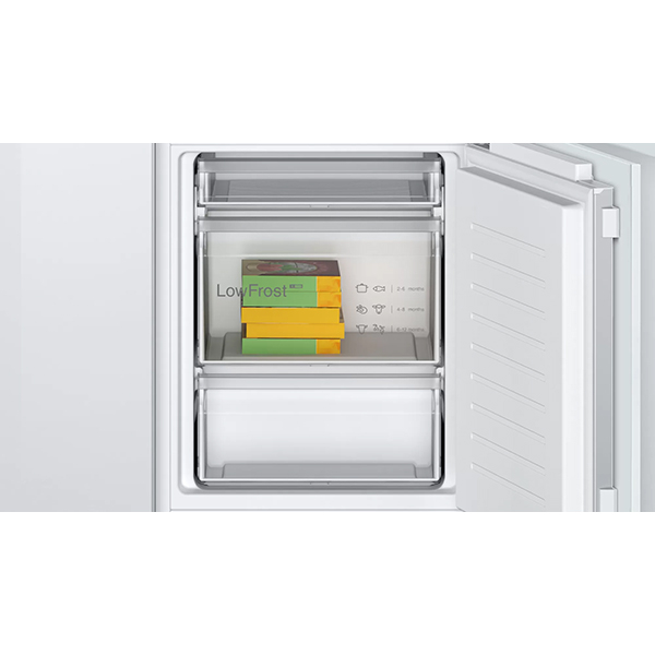 Combina frigorifica  incorporabila BOSCH KIV86VFE1, LowFrost, 267 l, H 177.5 cm, Clasa E