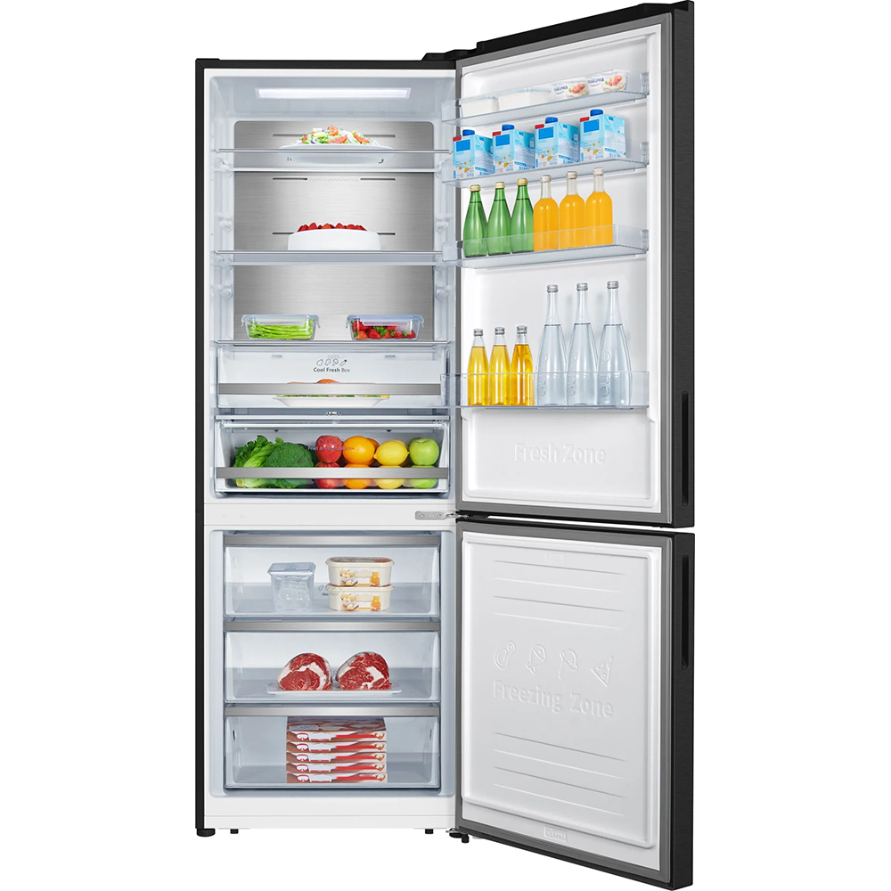 Combina frigorifica HISENSE RB645N4BFE, No Frost, 495 l, H 200 cm, Clasa E, negru