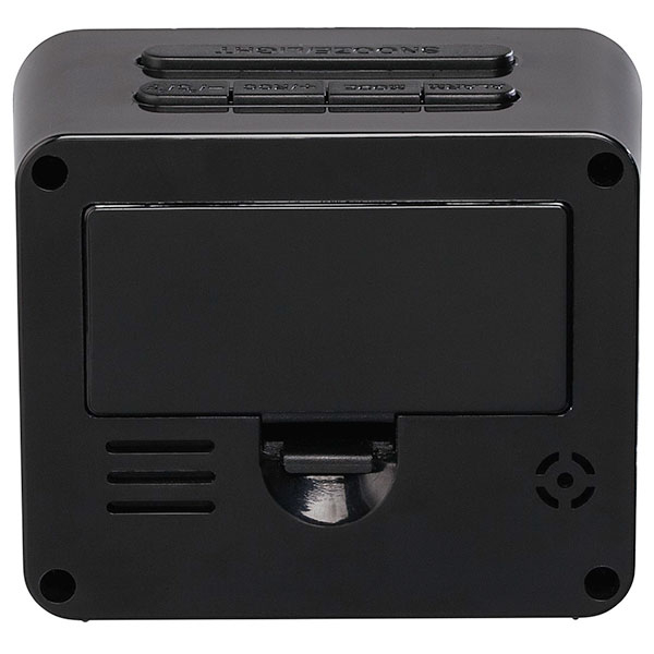 Ceas cu alarma HAMA Cube 00186304, DCF radio, negru