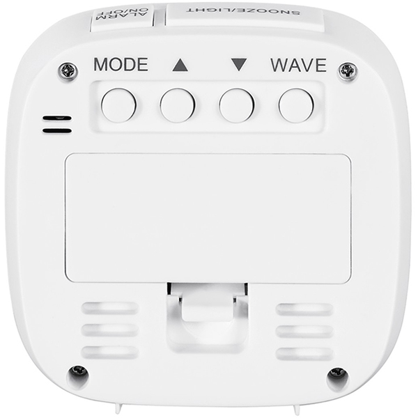 Ceas cu alarma HAMA RC 45, DCF radio, alb